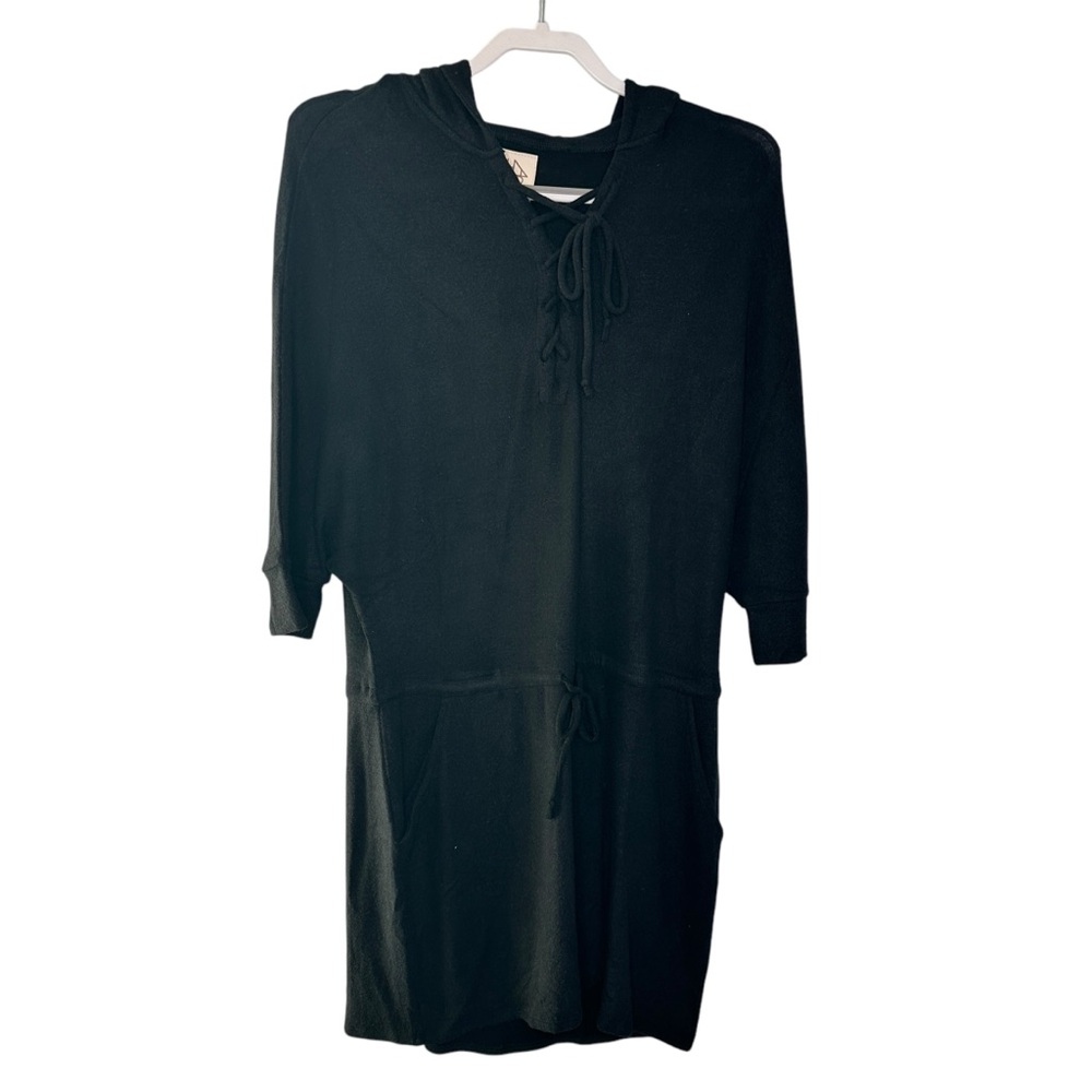 Chaser Black Hooded Dress NWT Size Medium